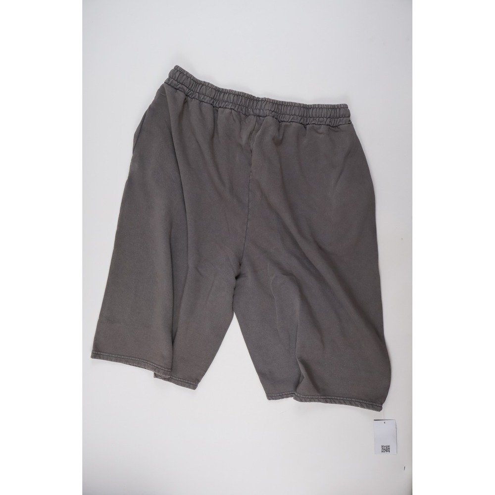 BoohooMAN Essential Washed Jersey Jort Grey Solid 2XL NWT